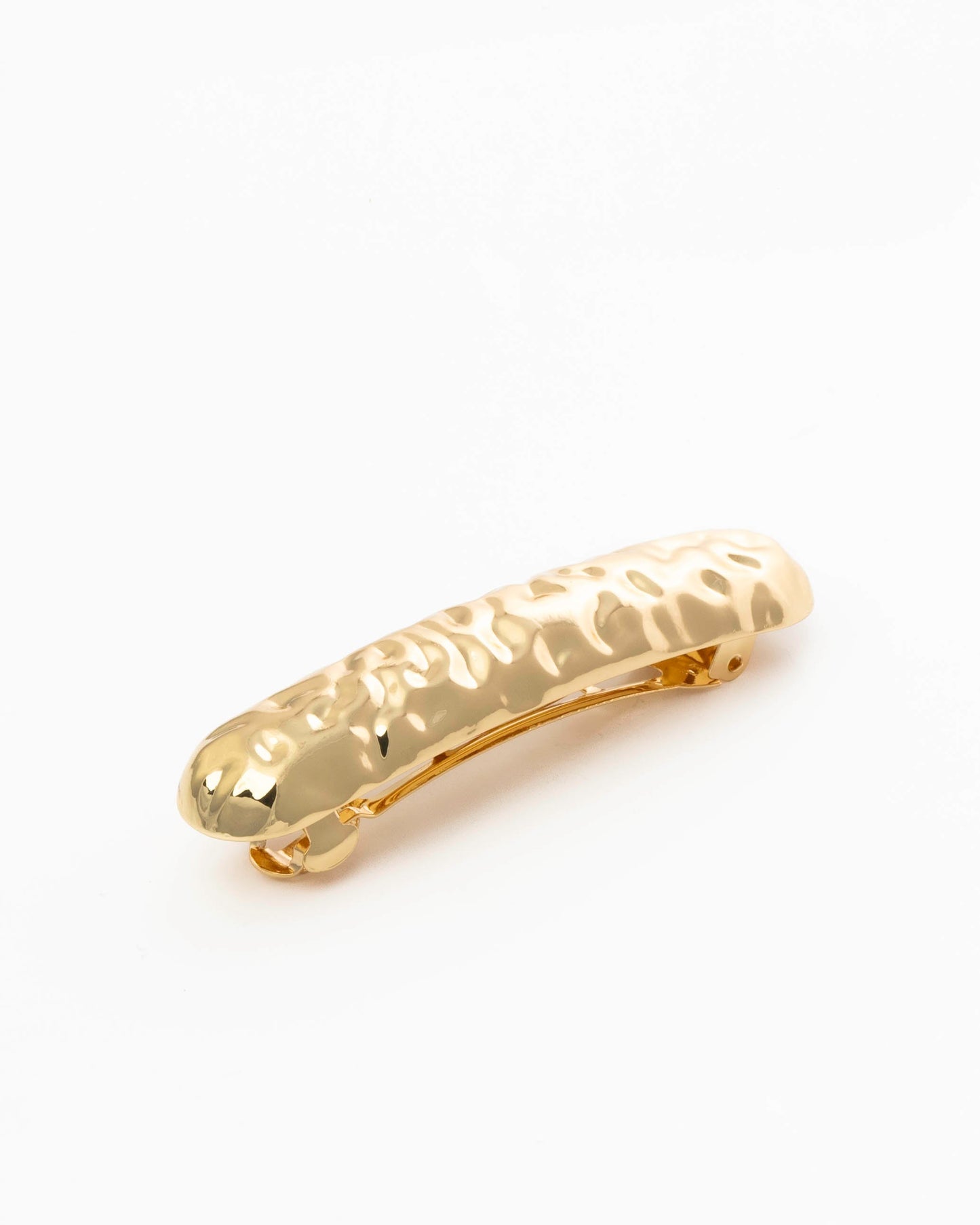 HAMMERED BAR BARETTE